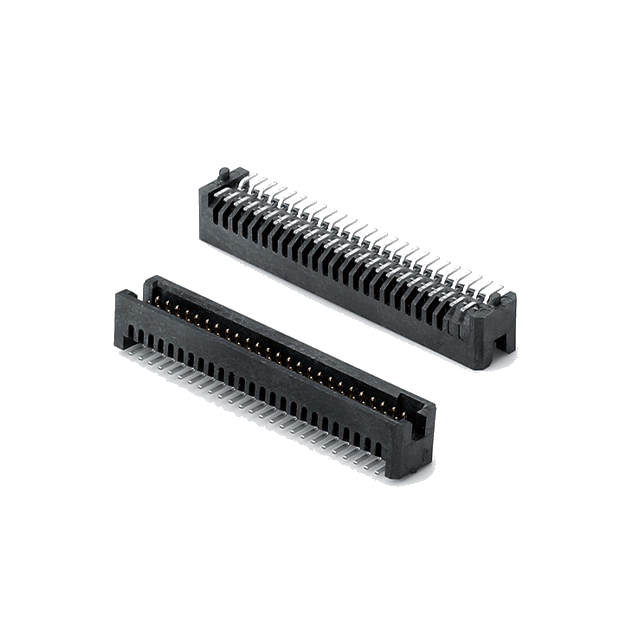 HB13X系列1.27mm間距板對板連接器 可堆疊 10-50Pin